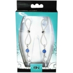 Bijoux De Nip Nipple Halos Moon & Star Charm Blue Clear - Image 2