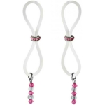 Bijoux De Nip Nipple Halos Pink Gem Slider Pink Clear