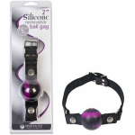 Spartacus Silicone Removable Ball Gag 2 inches Swirl - Image 2