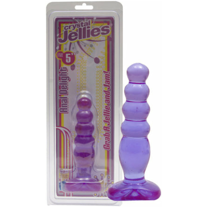 Crystal Jellies Anal Delight 5 Purple