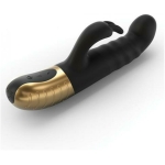 Dorcel G-Stormer Thrusting G-Spot Rabbit Vibrator Black Gold - Image 2