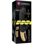 Dorcel G-Stormer Thrusting G-Spot Rabbit Vibrator Black Gold - Image 3