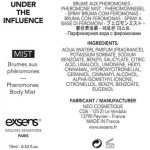 Exsens Of Paris Body Mist With Pheromones Under The Influence .53oz - Image 2