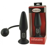 Inflatable Vibrating Butt Plug Black - Image 2