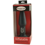Inflatable Vibrating Butt Plug Black - Image 3
