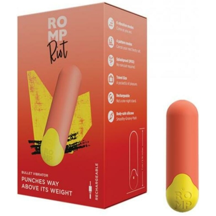 Romp Riot Bullet Vibrator - Orange