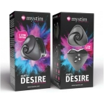 Mystim Hearts Desire Estim Layon Vibrator - Black - Image 2
