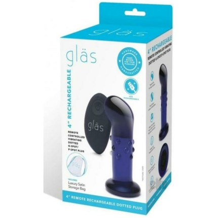 Recharge Remote Vibe Dot Plug 4 Blue