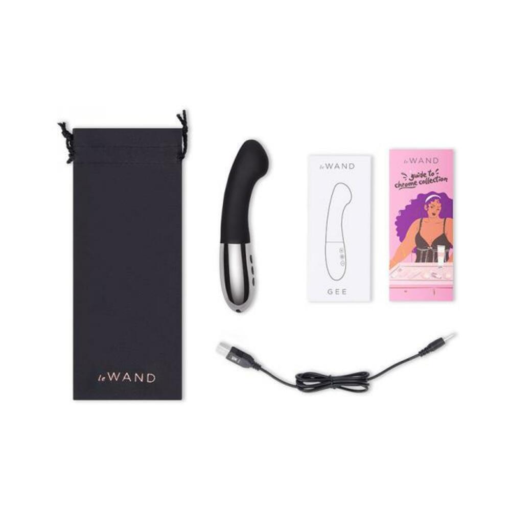 Le Wand Gee G-spot Targeting Rechargeable Vibrator Black