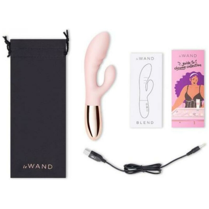 Le Wand Blend Double-motor Rabbit Rechargeable Vibrator Rose Gold