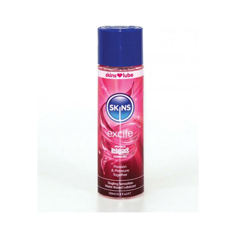 Skins Excite Tingling Water-based Lubricant 4 Oz.