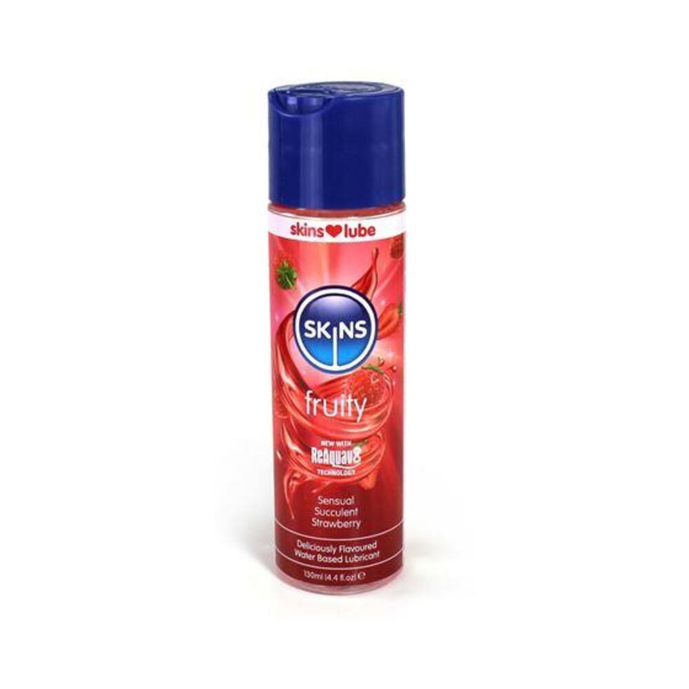 Skins Strawberry Water-based Lubricant 4 Oz.