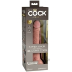 King Cock Elite Silicone Dual-density Cock 7 In. Light - Image 3