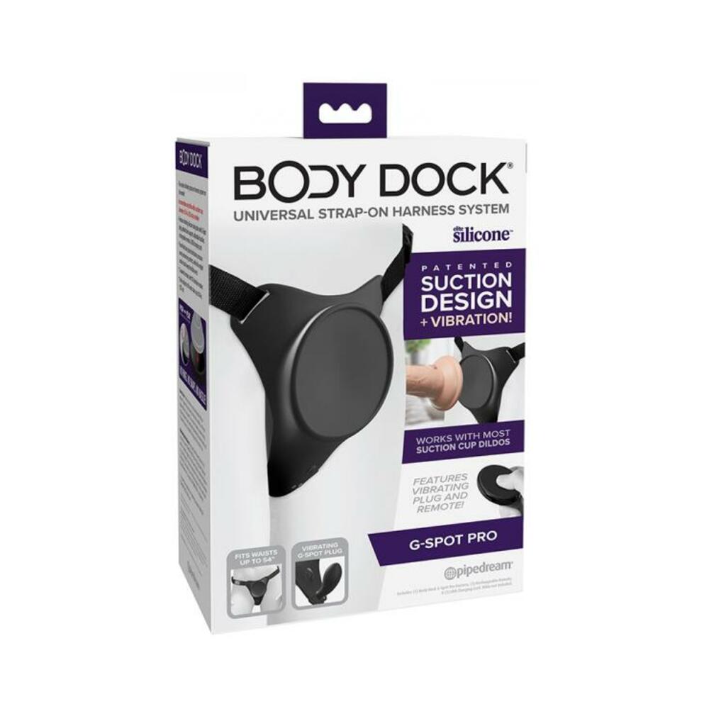 Body Dock G-spot Pro Vibrating Silicone Strap-on Harness