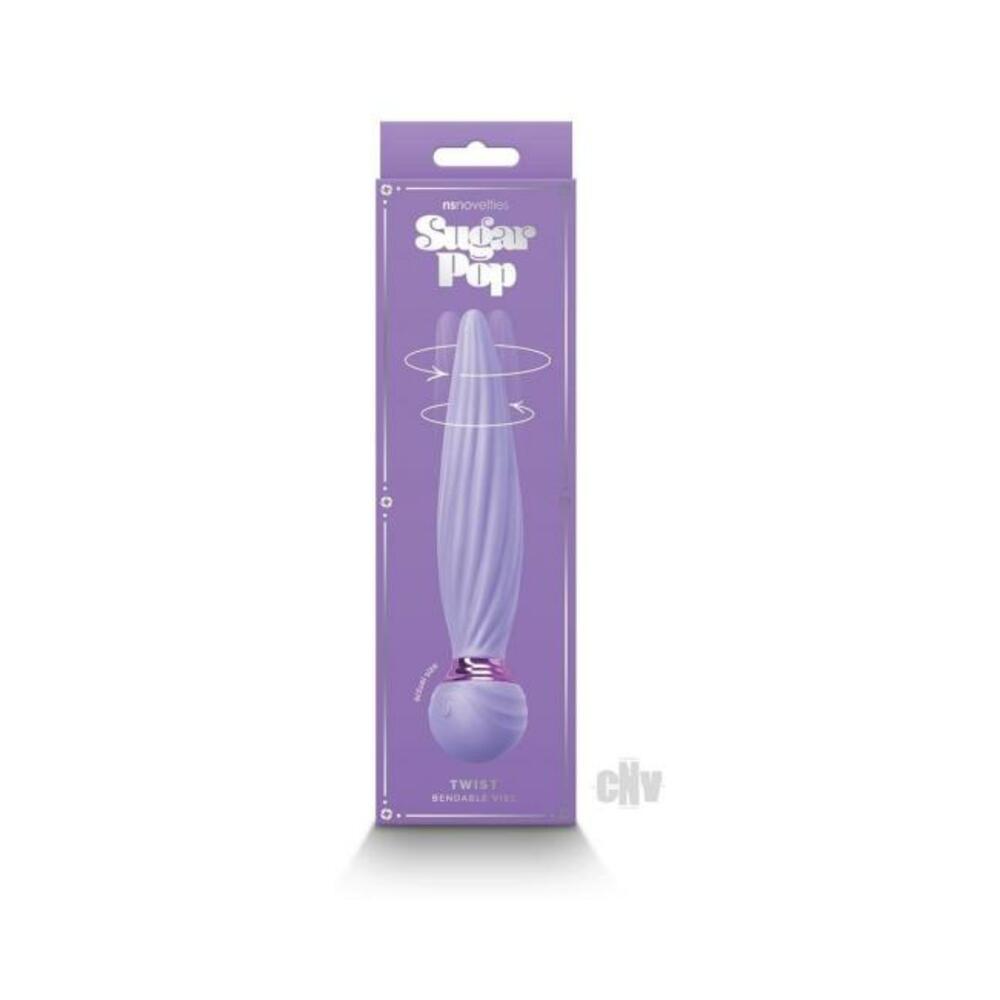 Sugar Pop Twist Gyrating Vibrator Purple
