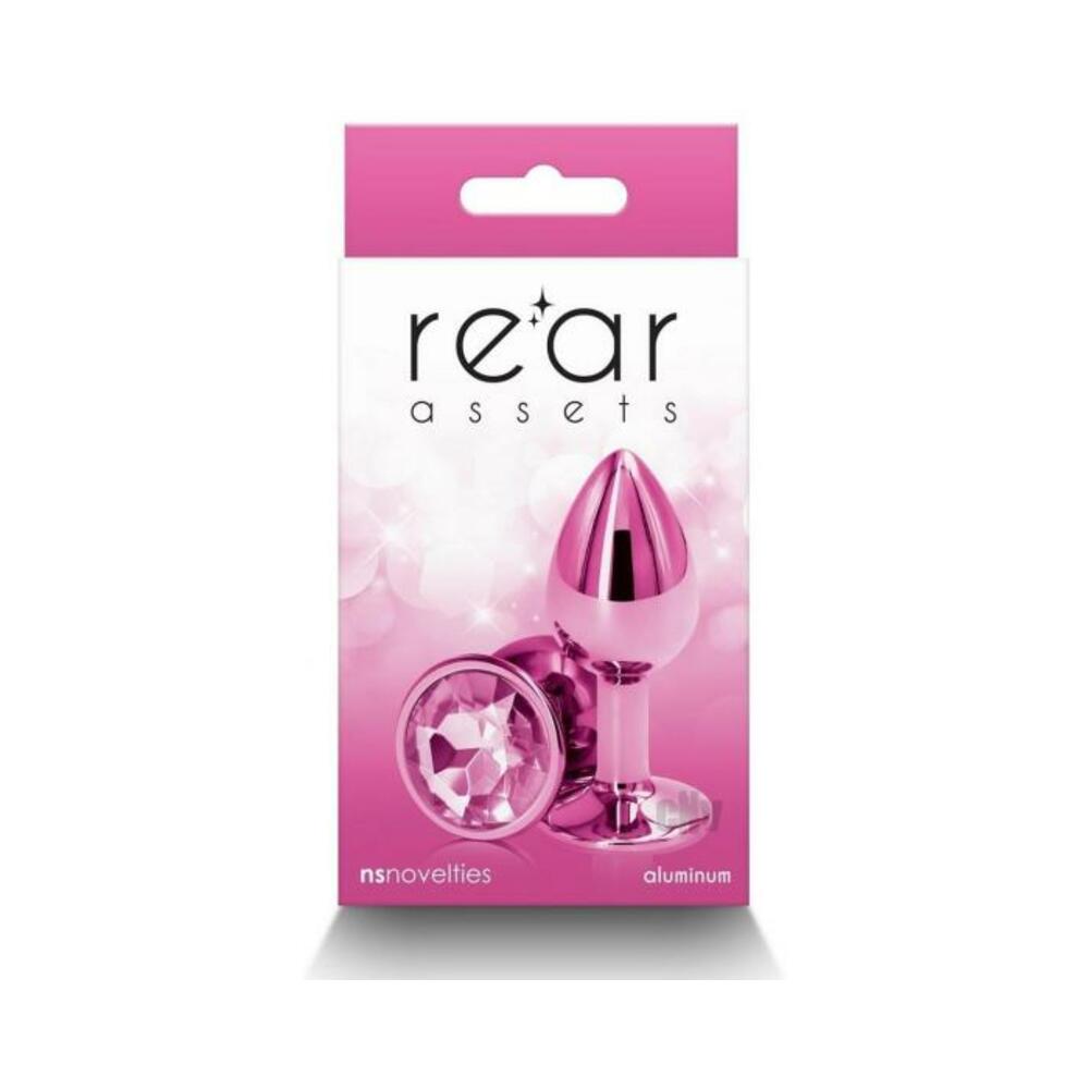 Rear Assets Metal Anal Plug Small Pink
