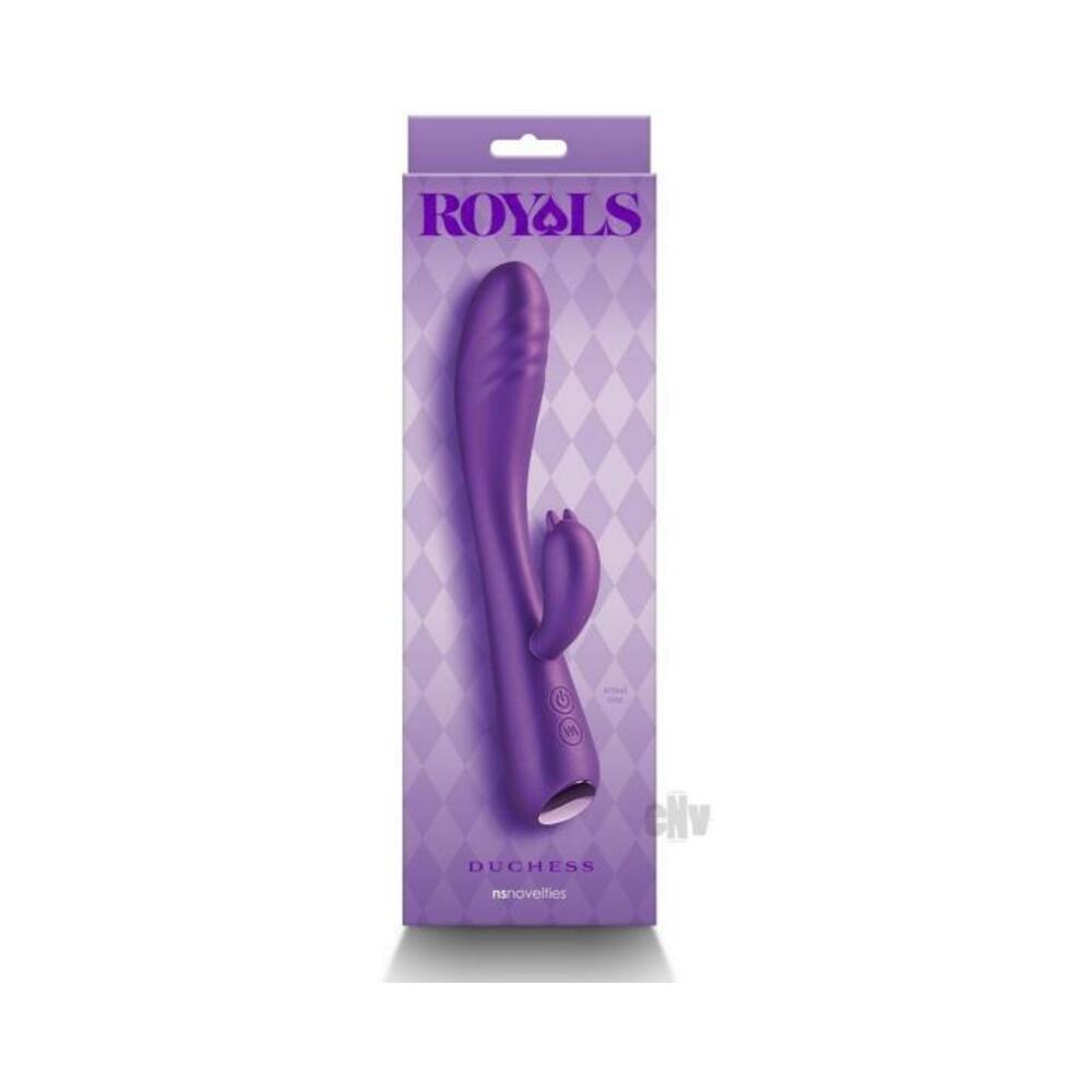 Royals Duchess Rabbit Vibrator Metallic Purple
