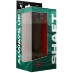 Shaft Model N Liquid Silicone Dong With Balls 8.5 In. Mahogany - Image 3