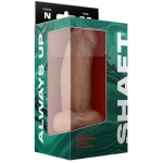 Shaft Model N Liquid Silicone Dong With Balls 7.5 In. Pine - Image 3