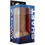 Shaft Model C Liquid Silicone Dong With Balls 8.5 In. Pine - Image 3