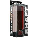 Shaft Model J Liquid Silicone Dong 8.5 In. Mahogany - Image 3