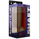 Shaft Model A Liquid Silicone Dong With Balls 8.5 In. Oak - Image 3