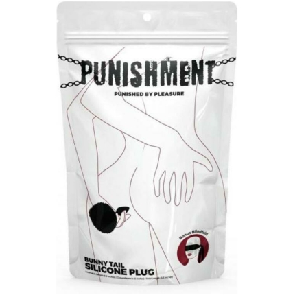 Punishment Bunny Tail Plug Black
