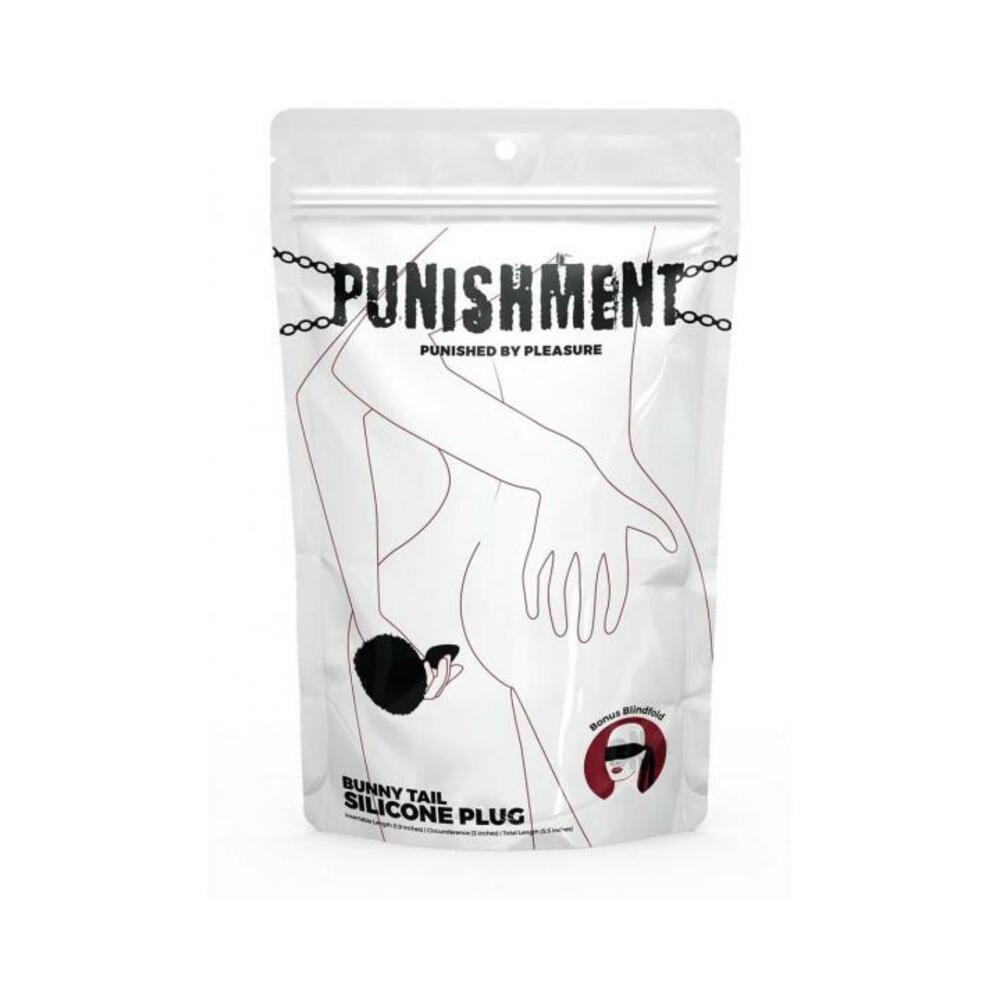 Punishment Bunny Tail Plug Black