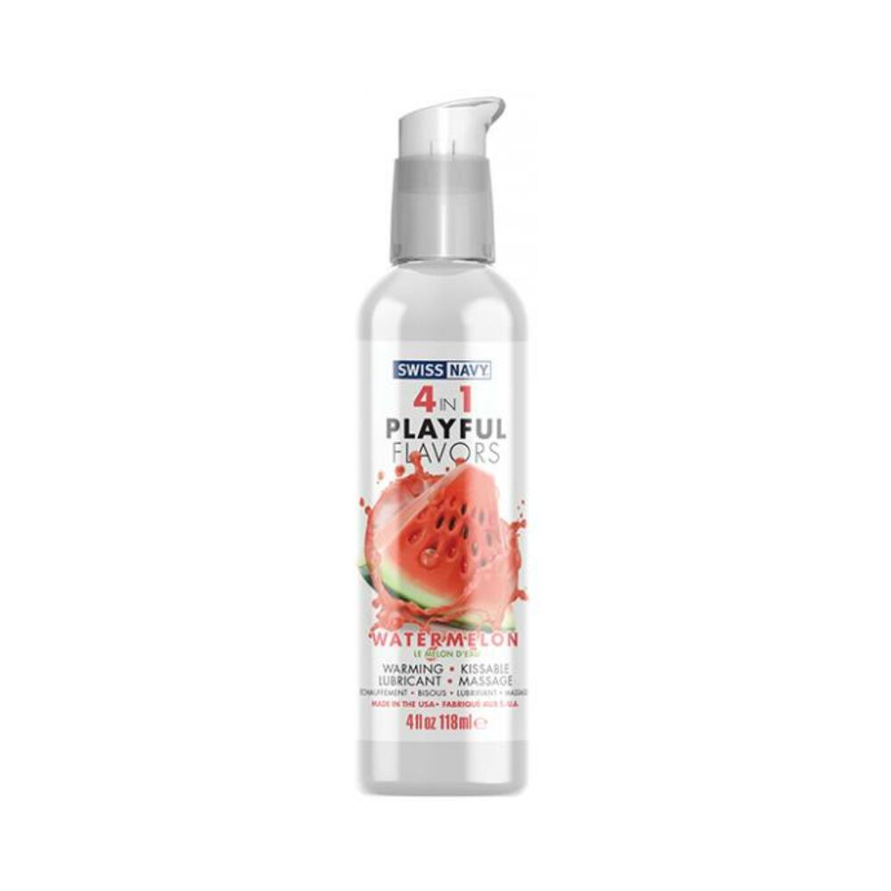 Swiss Navy 4 In 1 Playful Flavors Watermelon 4oz