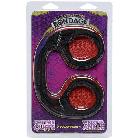 Japanese Style Cotton Cuffs Black