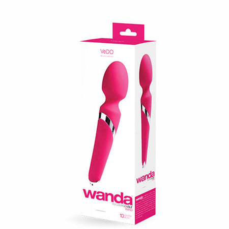 VeDO Wanda Rechargeable Wand - Foxy Pink