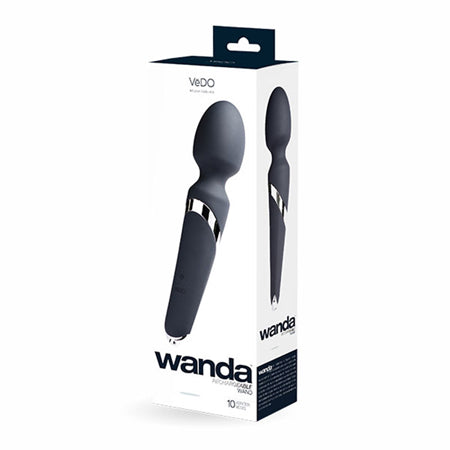 VeDO Wanda Rechargeable Wand - Just Black