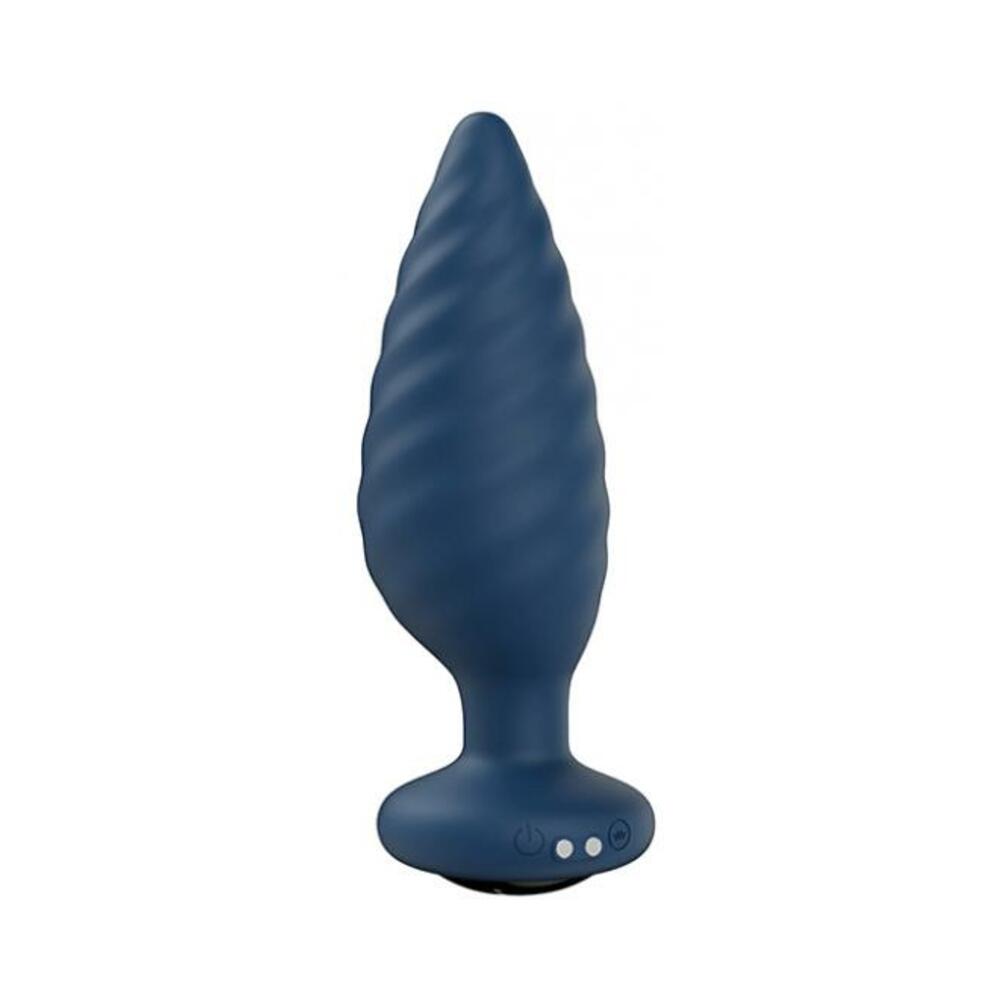 Noah App-controlled Rotating Butt Plug - Navy Blue