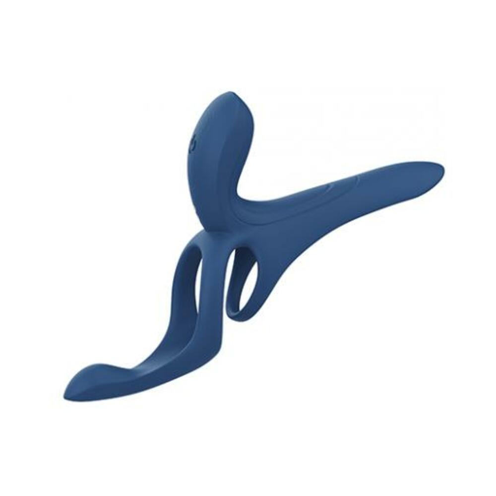 Pleasure Pivot App-controlled Couples Vibrators - Navy Blue