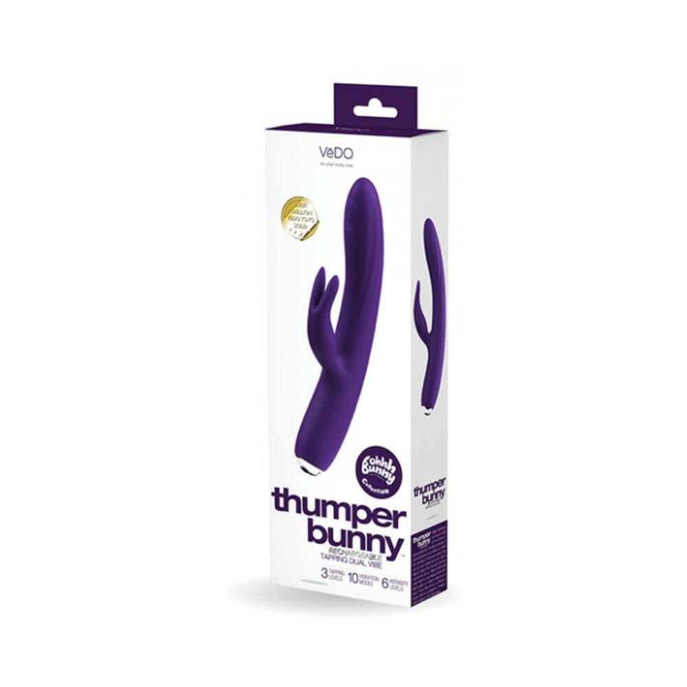 Vedo Thumper Bunny Rechargeable Dual Vibe Deep Purple