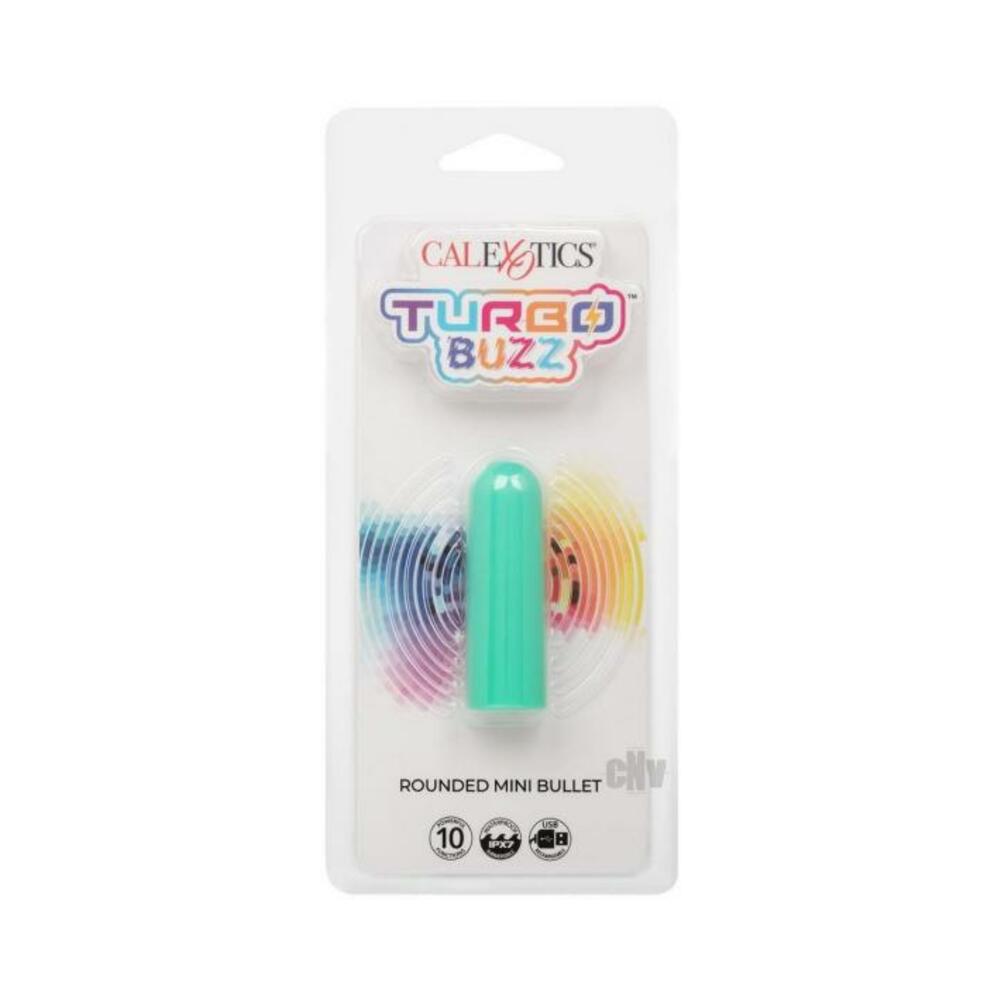 Turbo Buzz Rounded Mini Bullet Stimulator - Green