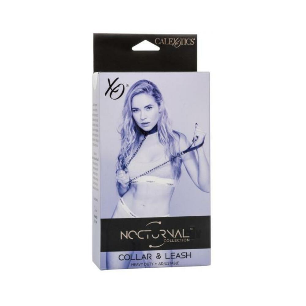 Nocturnal Collection Detachable Collar & Leash - Black