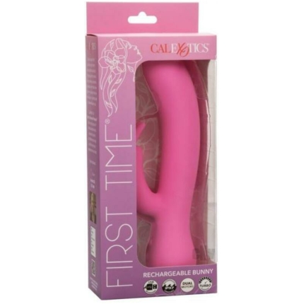First Time Rechargeable Rabbit Vibrator - Pink
