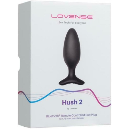 Lovense Hush 2 1.75" Butt Plug - Black