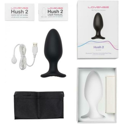 Lovense Hush 2 App-compatible Butt Plug 2.25 In.