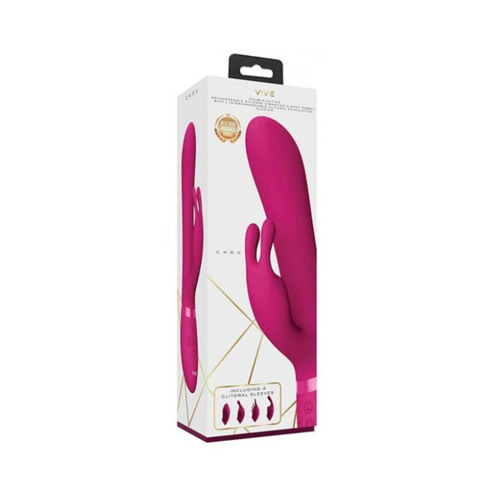 Vive Chou Rabbit Clitoral Stim Pink