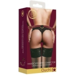 Ouch Halo Handcuff With Connector Burgundy - Image 2