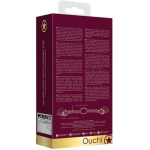 Ouch Halo Handcuff With Connector Burgundy - Image 3