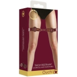 Ouch Halo Thigh Cuffs Burgundy - Image 2