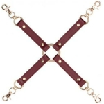 Ouch Halo Hogtie Connector Burgundy