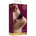 Ouch Halo Breathable Ball Gag Burgundy - Image 2