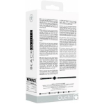 Ouch! Black & White Silicone Ball Gag With Adjustable Bonded Leather Straps Black - Image 3