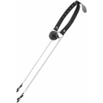 Ouch! Black & White Breathable Ball Gag With Nipple Clamps Black - Image 2