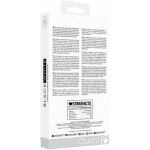 Ouch! Black & White Satin Curvy Eye Mask With Elastic Straps Black - Image 3