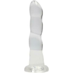 Realrock Non Realistic Dildo W Suction Cup 7in Transparent